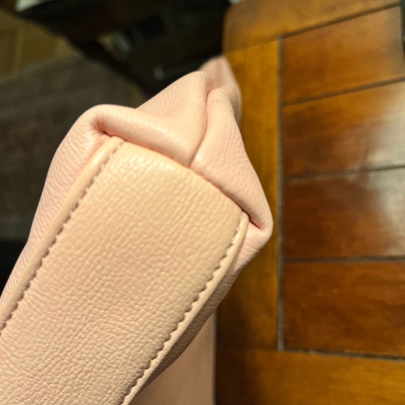 Betsey Johnson Pink Tote with Black Lace Bow - Picture 8 of 11